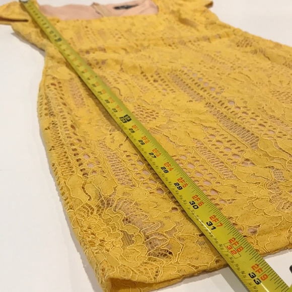 LULUS Marigold Lace Cap Sleeve Dress sz Small - Picture 4 of 8